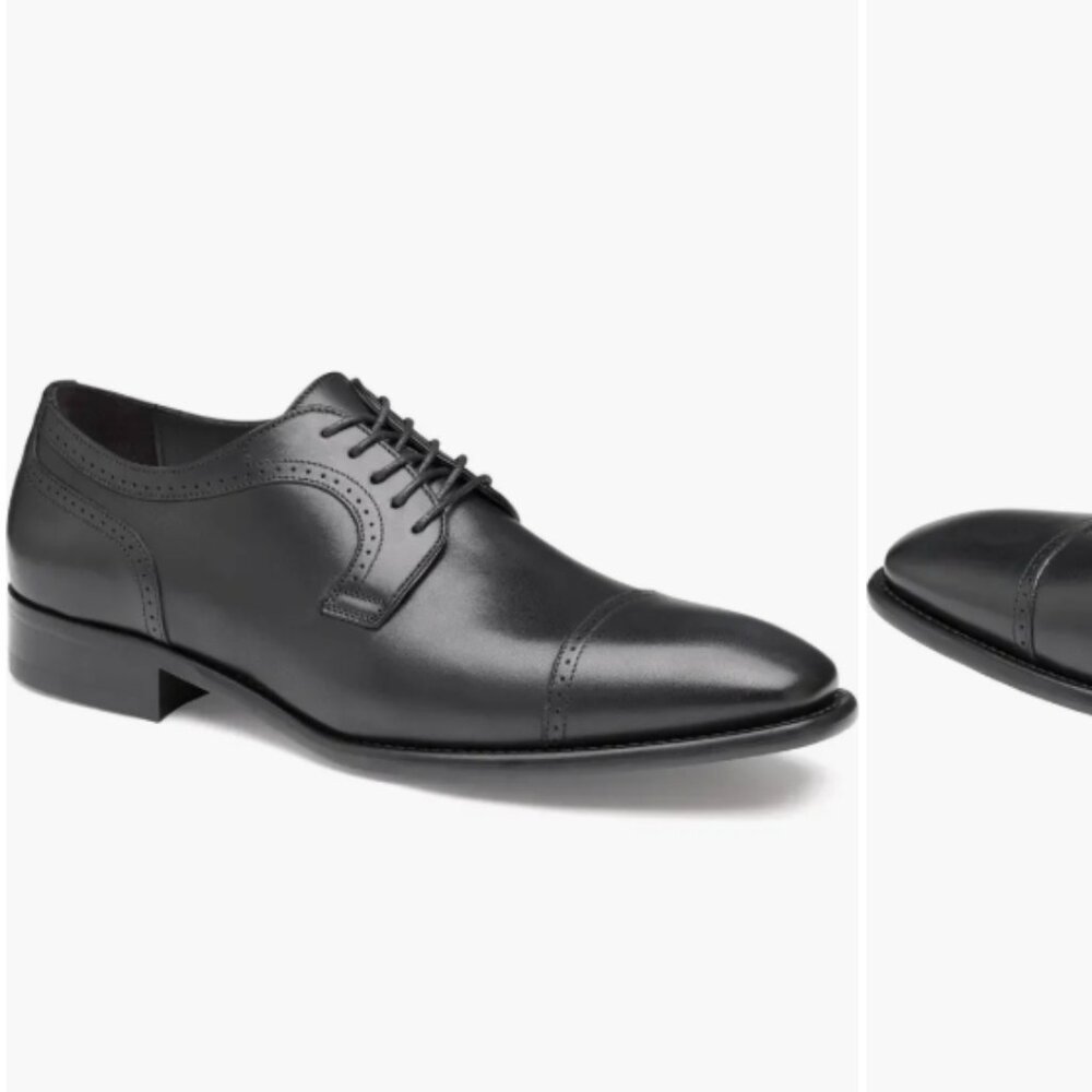 New Johnston & Murphy Collection Cormac Cap Toe Derby leather shoe Size 11 Men's